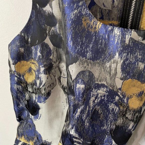 Modcloth Louche Cosima Dress Jacquard Fit & Flare Sz 10 - Picture 5 of 9